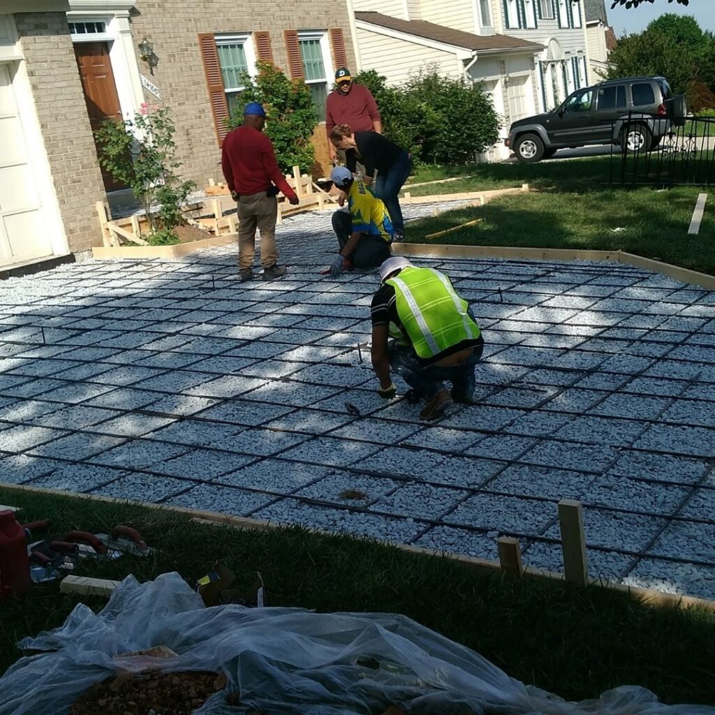 Concrete contractor in Frederick Maryland
