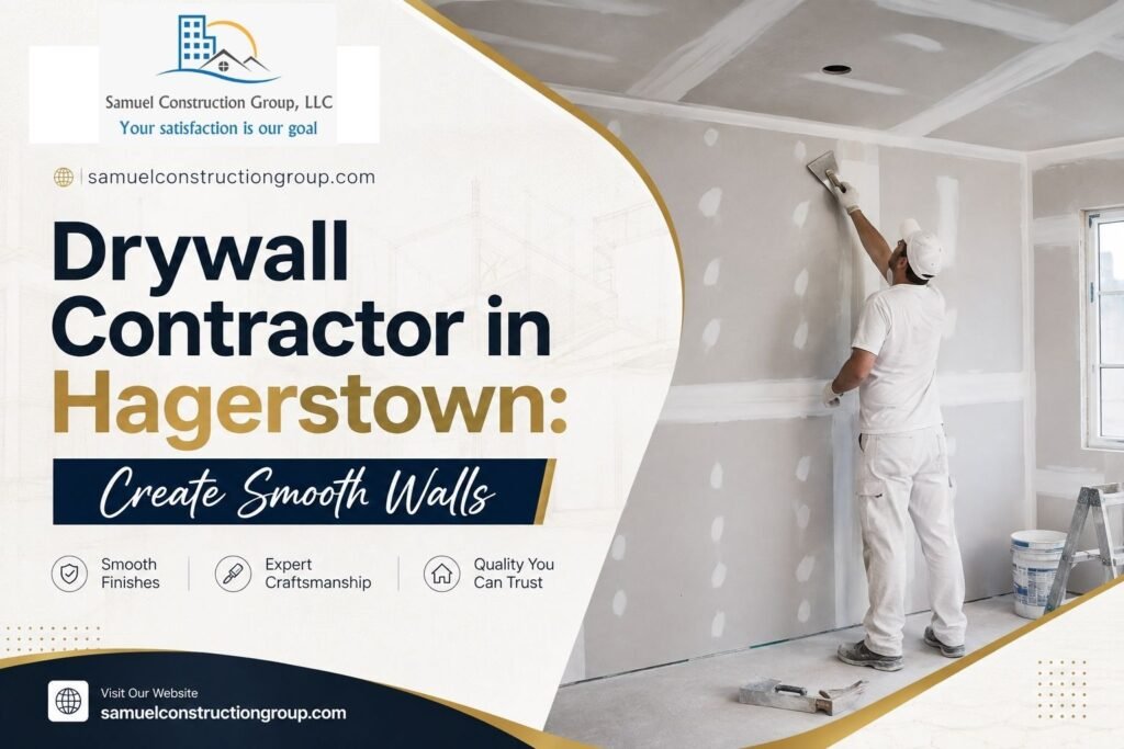 Drywall Contractor in Hagerstown: Create Smooth Walls